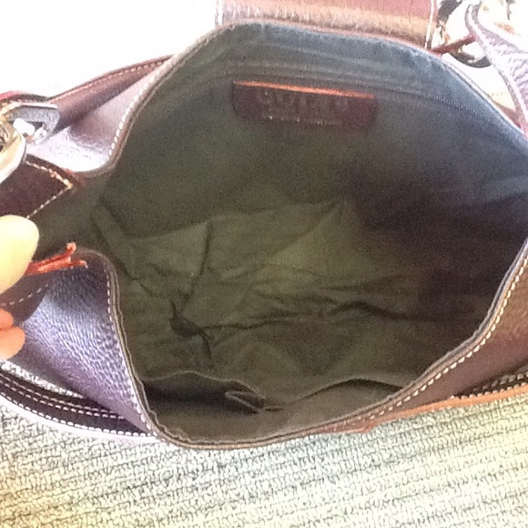 🆑Raisin colored Italian Leather Purse - Picture 6 of 10